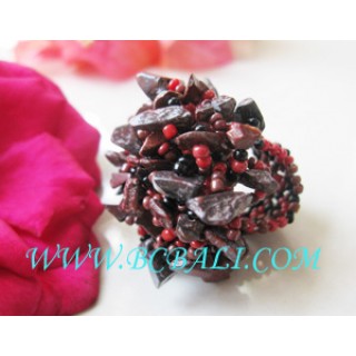 Granit Beads Stones Color Rings